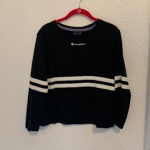 Champion long sleeve cropped tee.